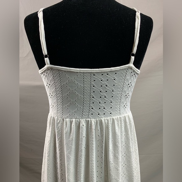 Boho Eyelet Embroidery Wrap Hem Cami Dress - Picture 10 of 10
